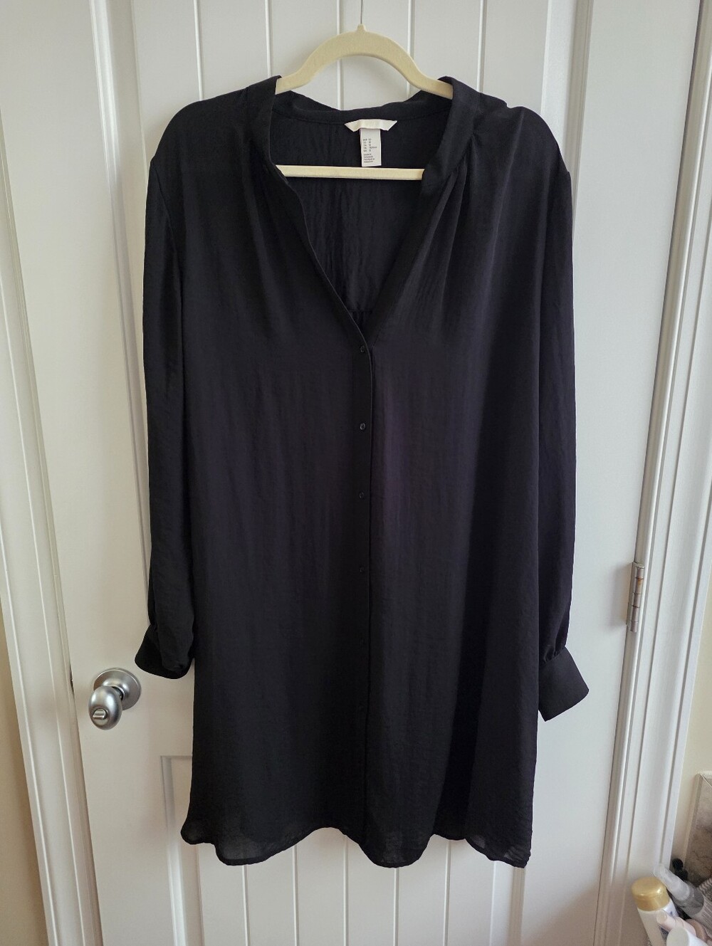 H&M Long Sleeve Tunic Dress Top Blouse Plus Size 18